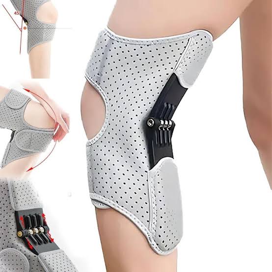 2.Pcs Knee Support Pad For Suitable Walking And Climbing (Gray Colour)